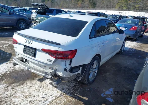 2017 Audi A4 2.0T Premium из США, поврежденный, VIN WAUANAF42HN016136